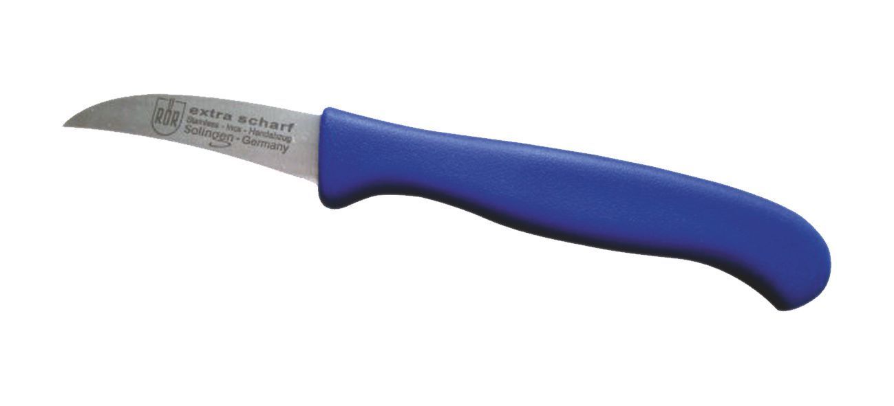 Küchenmesser blau gebogen