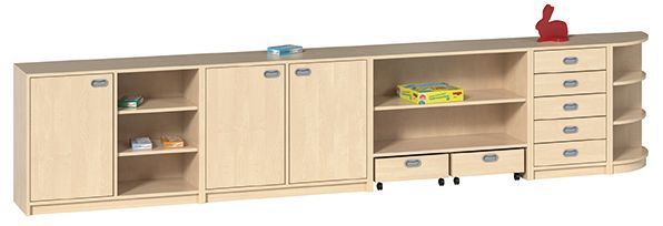 K Regalsystem Colin, Höhe 80, 4 Dekore