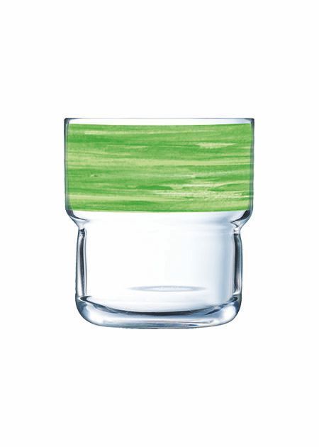 Stapelglas Brush Green 22 cl