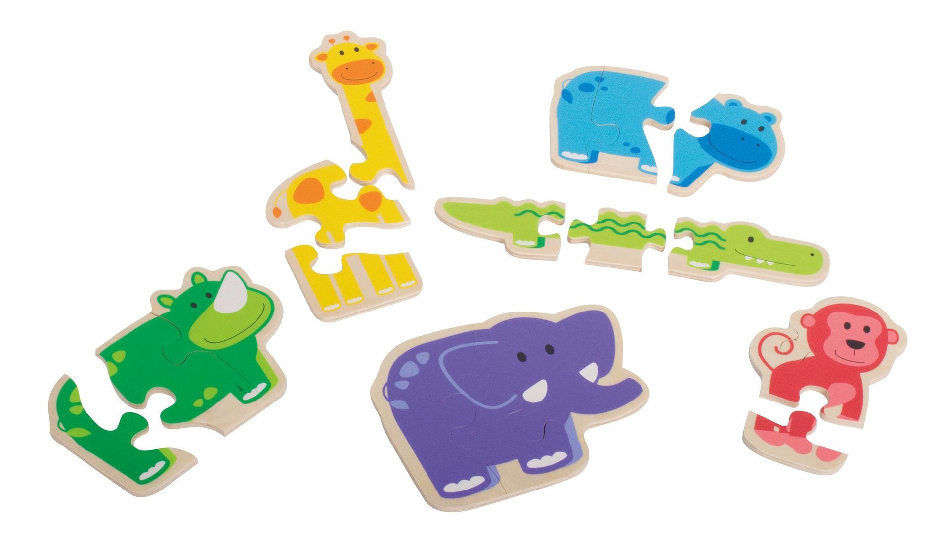 Puzzle Happy Animal 18 Teile