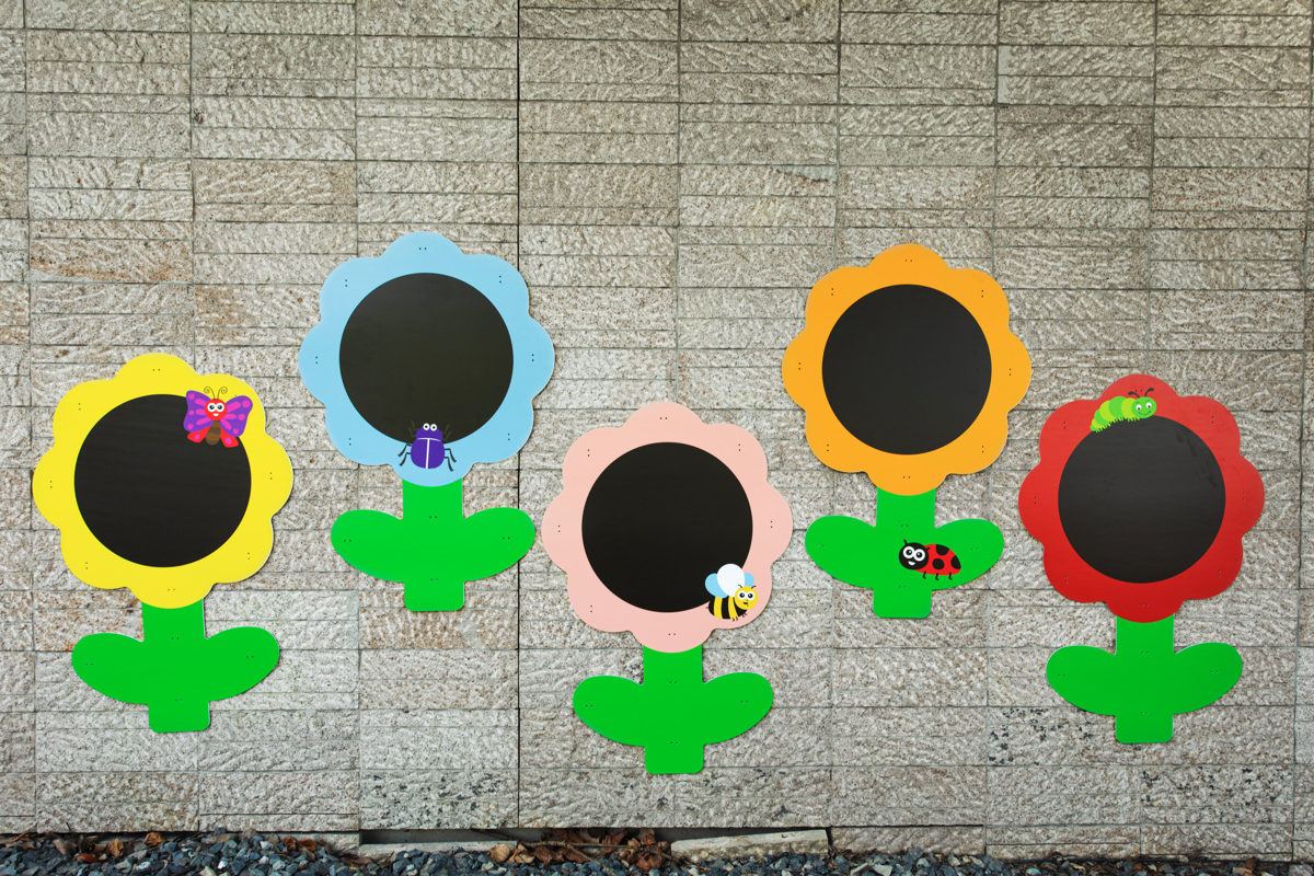 Outdoor-Blumen-Tafeln 5er Set