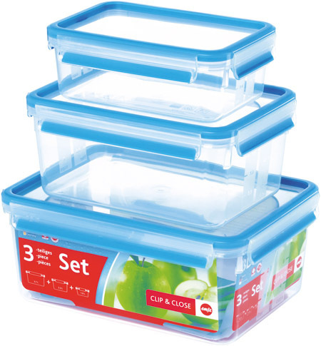 Frischhaltedose Clip&Close 3er Set