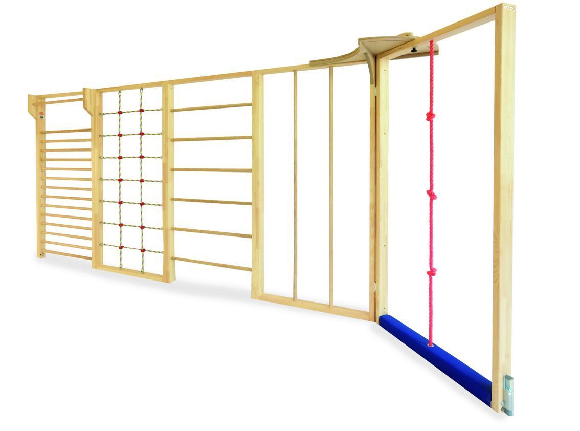Multi-Turnwand 5-teilig mit Seil