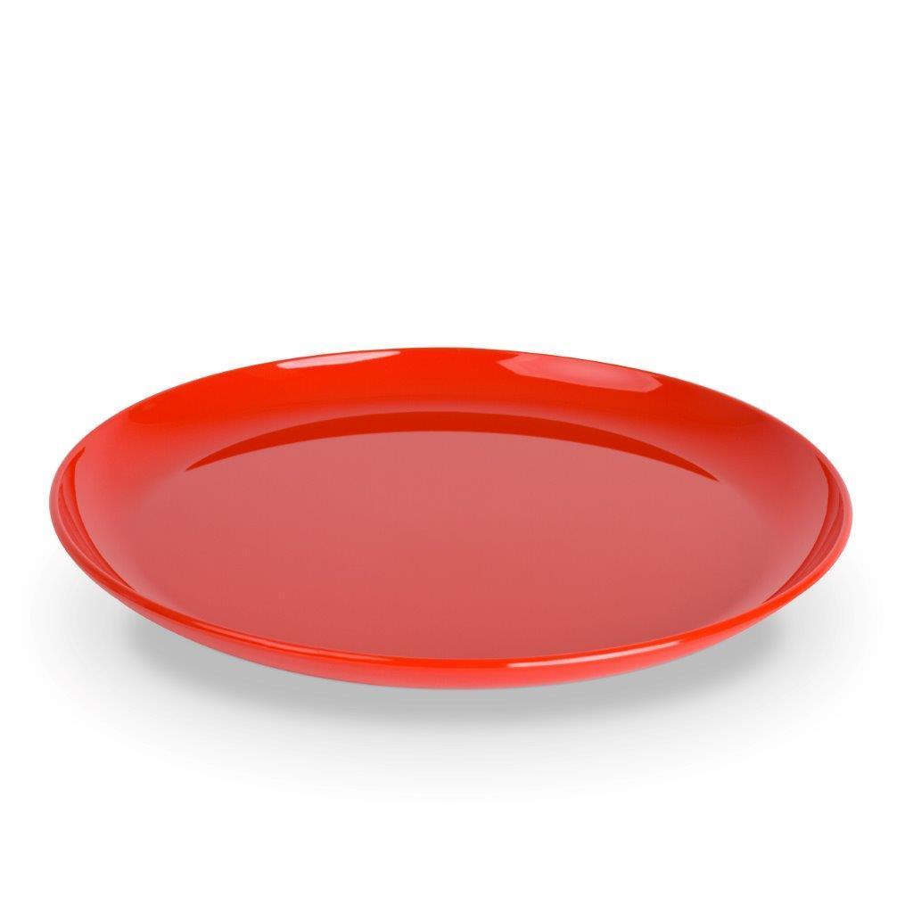 PC Essteller flach 24 cm rot