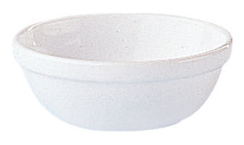 Stapelschale 14,0 cm Hartglas Uni weiß