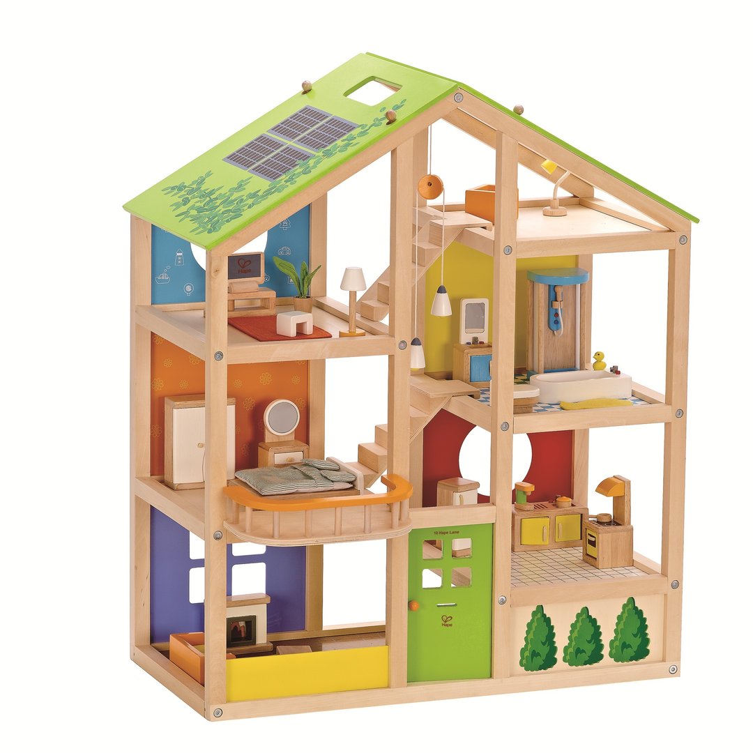 Hape Vier-Jahreszeiten-Haus, möbliert 36 Teile