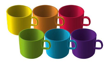 valon Tasse 0,15 l, 6 Farben
