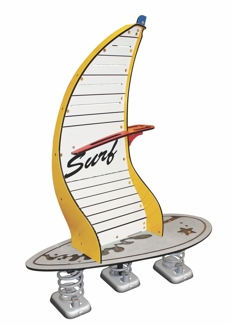 Ledon Originals Federwippe Windsurfer gelb