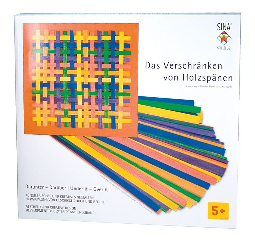 Das Verschränken von Holzspänen
