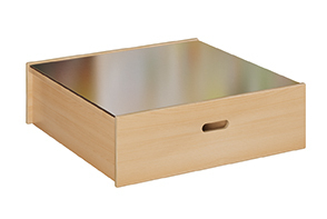 Spiegelpodest Quadrat klein