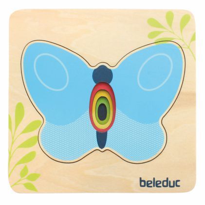 Lagen-Puzzle Kleiner Schmetterling 4 Lagen/4 Teile