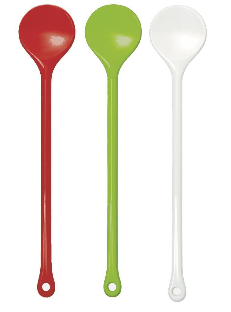 Rundlöffel Kunststoff 3 Farben, 31 cm