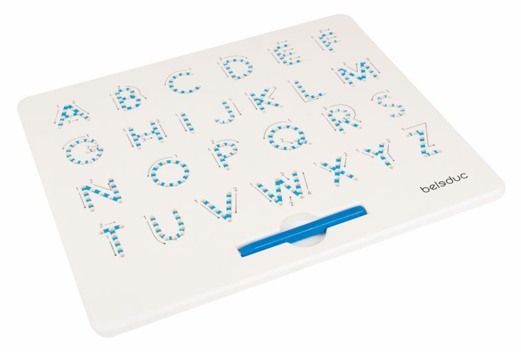 Magnetische Zeichentafel Buchstaben