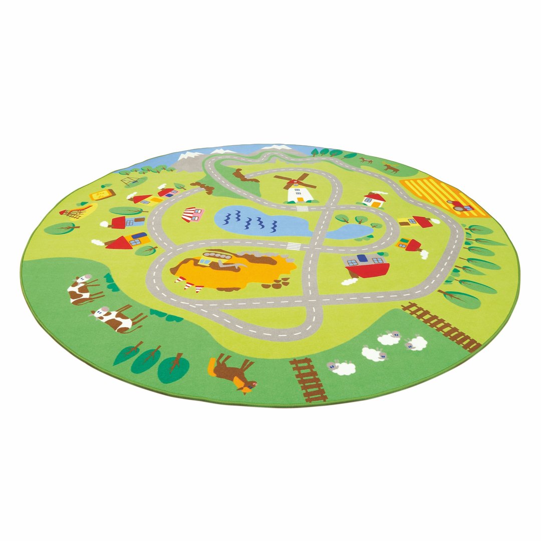 Erzi Teppich Stadt-Land-Fluss 300 cm