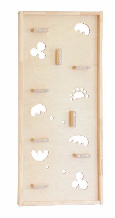 Einzelelement Kletterbrett mit Ausfräsungen 215 x 100 cm