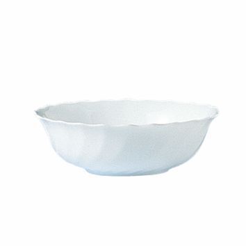Multischale 16,0 cm Hartglas Trianon Uni weiß