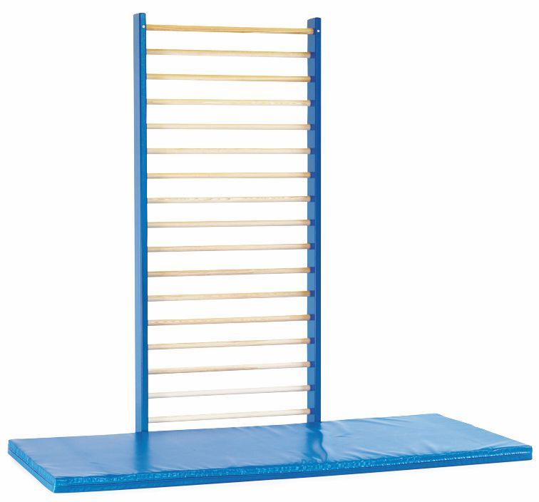 Sprossenwand 200 x 90 cm, 17 Sprossen, 3 Farben