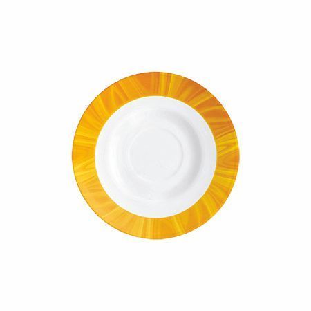 Untertasse 14,5 cm Hartglas Natura Yellow