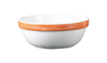 Stapelschale 12,0 cm Hartglas Brush Orange