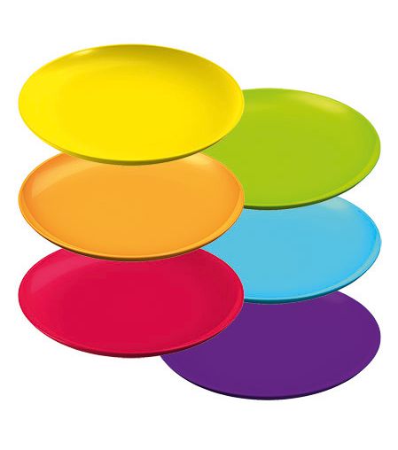 valon Dessertteller flach 19 cm, 6 Farben