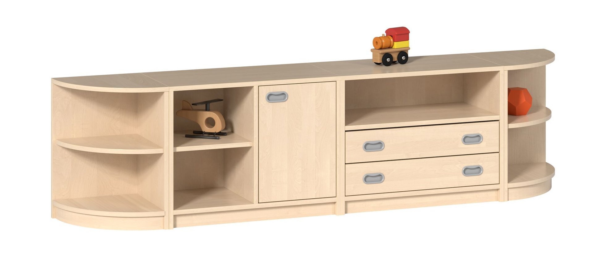 K Regalsystem Ben, Höhe 60, 4 Dekore