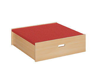 Spielpodest Quadrat klein geschlossen