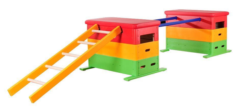 Vario Mini Sprungkasten-Set, Euroline, bunt