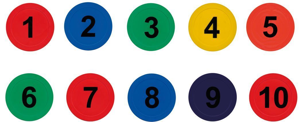 Bodenzahlen 10er Set