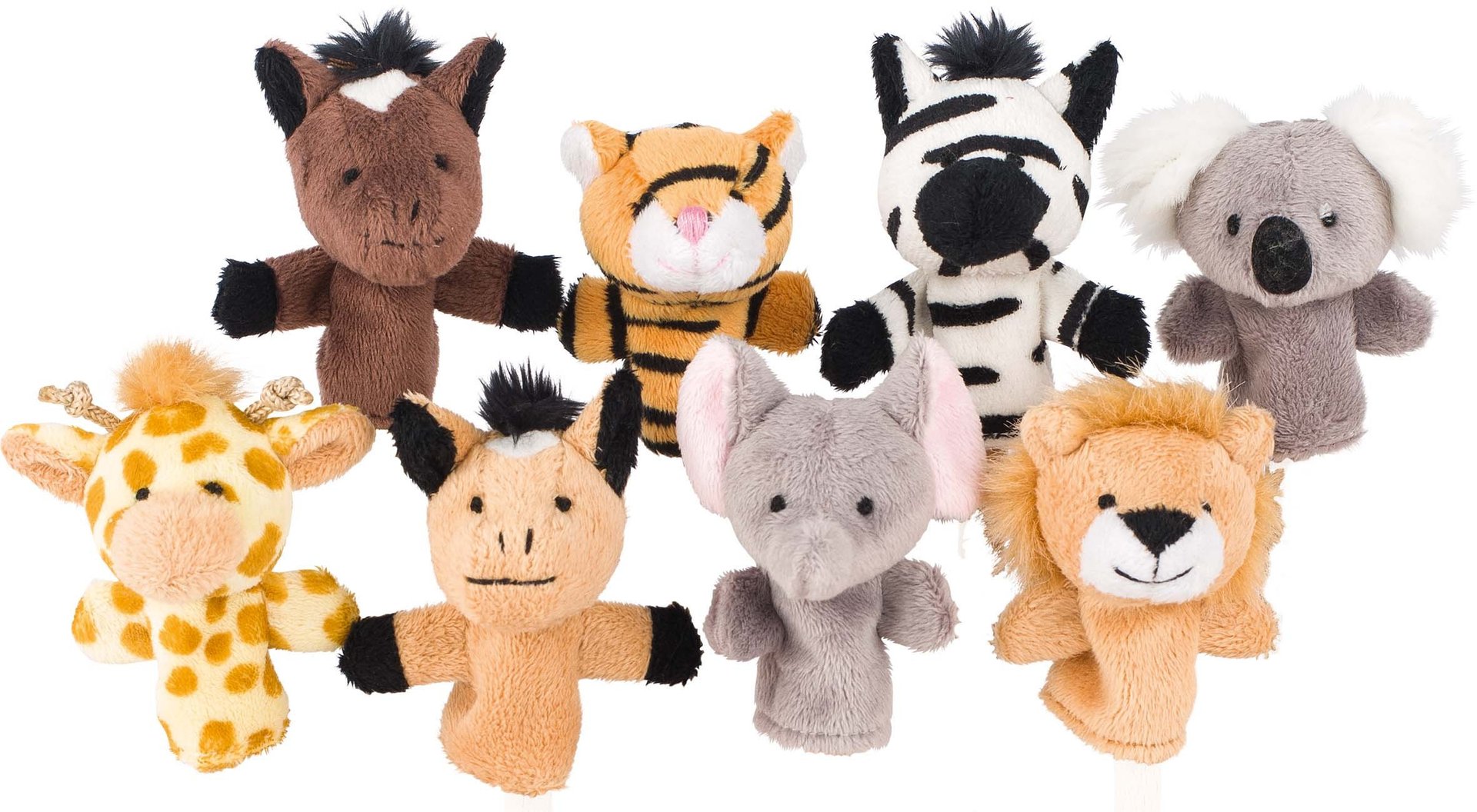 Fingerpuppen Wilde Tiere 8er Set