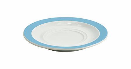 Untertasse Vision 15 cm Porzellan, hellblau