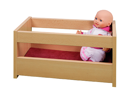 Puppenbett mit Matratze