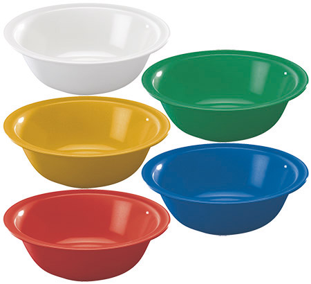 Schüssel Melamin 1,6 L, 5 Farben