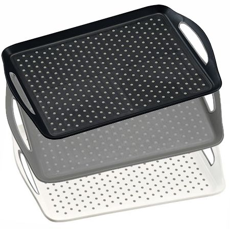 Tablett 45,5 x 32 cm mit Anti-Rutsch-Noppen, 3 Farben