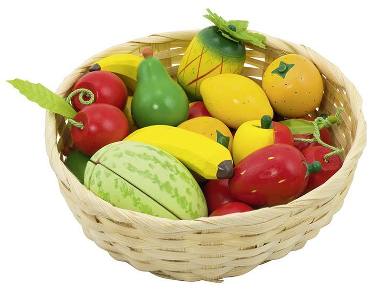 Obst im Korb 23 Teile
