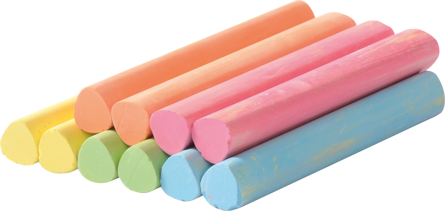 Tafelkreide farbig 10er Set