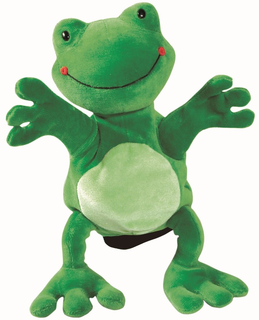 Handpuppe Frosch