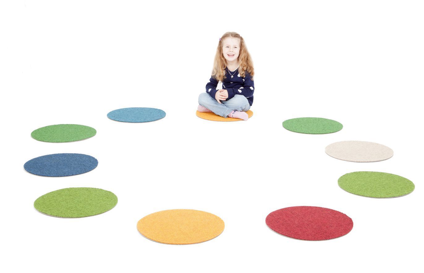 Tretford runde Sitzpads 10er Set