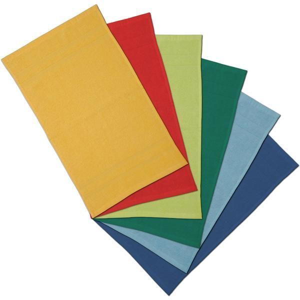 Walkfrottier Handtuch u. Seiftuch, 7 Farben