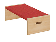 Spielpodest Rechteck klein, 1-seitig offen