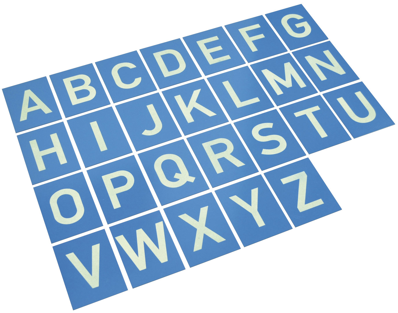 Sandpapierbuchstaben A - Z