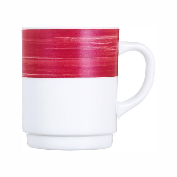 Bockbecher 25 cl Hartglas Brush Cherry
