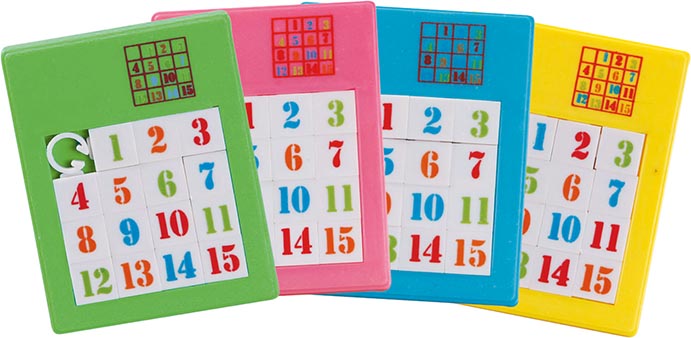 Schiebepuzzle Zahlen