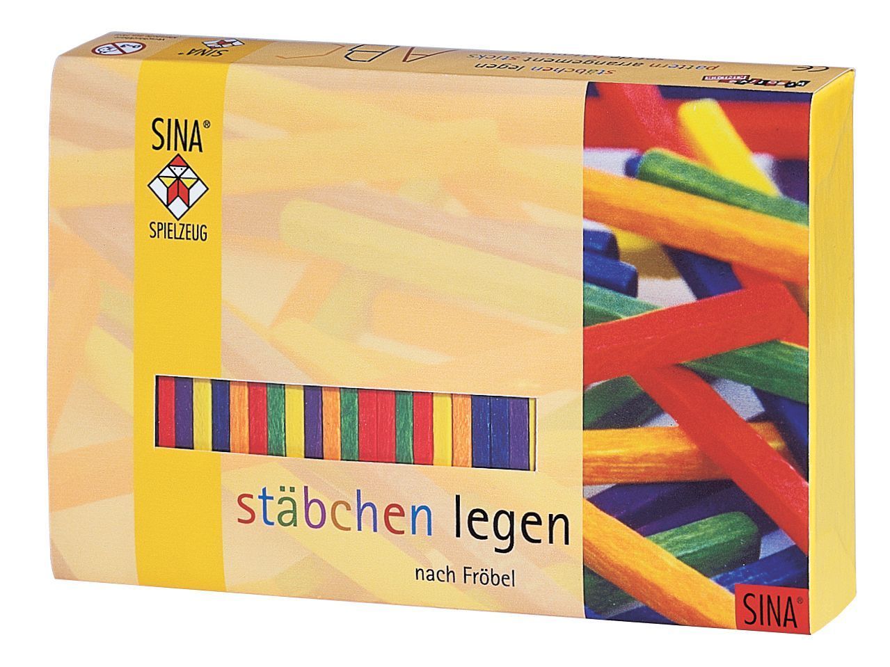 Fröbel Legespiel Stäbchen Legen