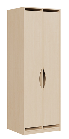 Bettzeugschrank 227 cm, mit Dekortüren, 12 Fächer