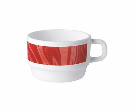 Obertasse 22 cl Hartglas Natura Red