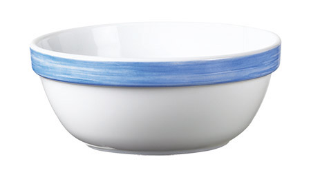 Stapelschale 17,0 cm Hartglas Brush Blue