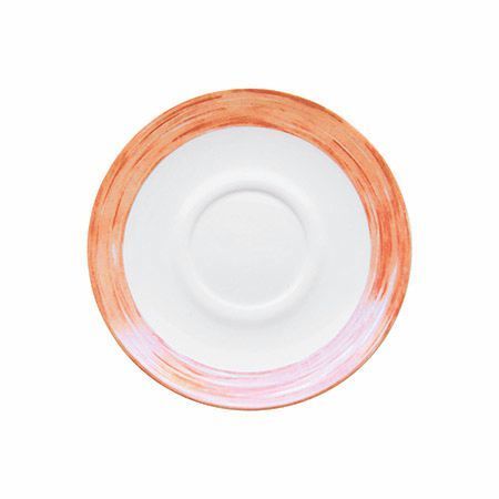 Untertasse 14,0 cm Hartglas Brush Orange