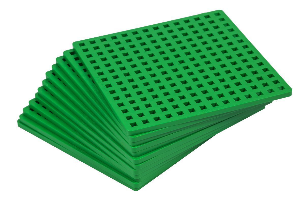 Plus Plus Mini Platten grün 12er Set