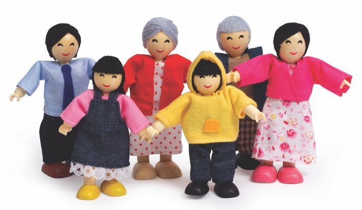 Hape Puppenfamilie asiatisch