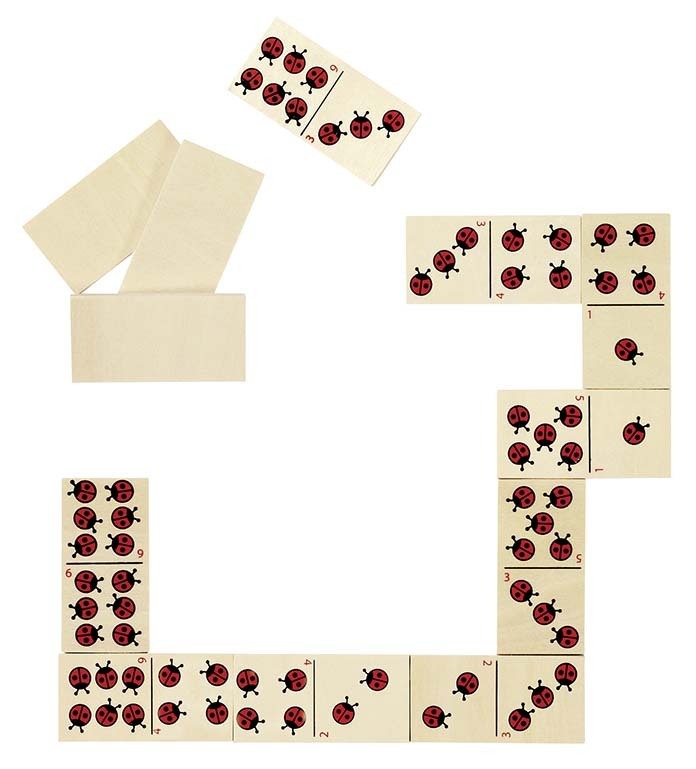 Domino Marienkäfer 28 Teile